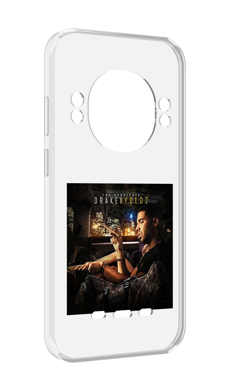 

Чехол MyPads Drake - You Only Live Once 2 для UleFone Power Armor 16 Pro, Прозрачный, Tocco