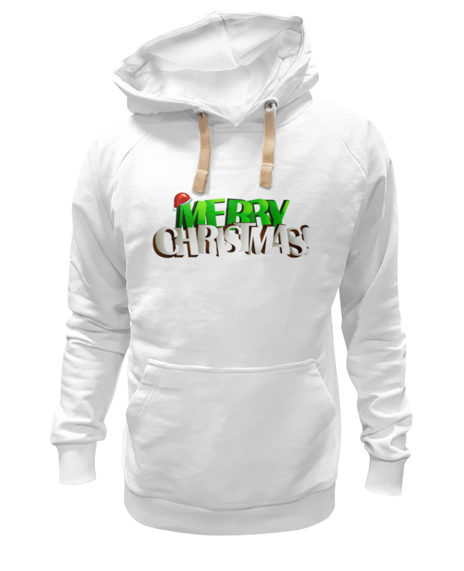 

Худи унисекс Printio Merry christmas белое 3XL, Белый, Merry christmas