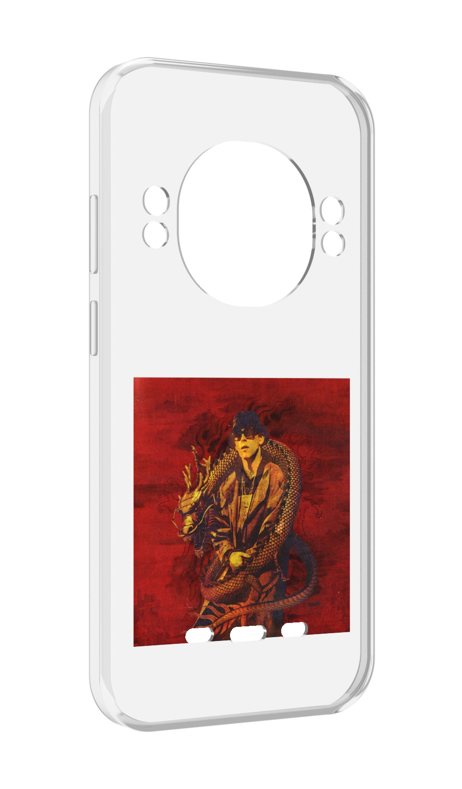 

Чехол MyPads Dragonborn Big Baby Tape для UleFone Power Armor 16 Pro, Прозрачный, Tocco