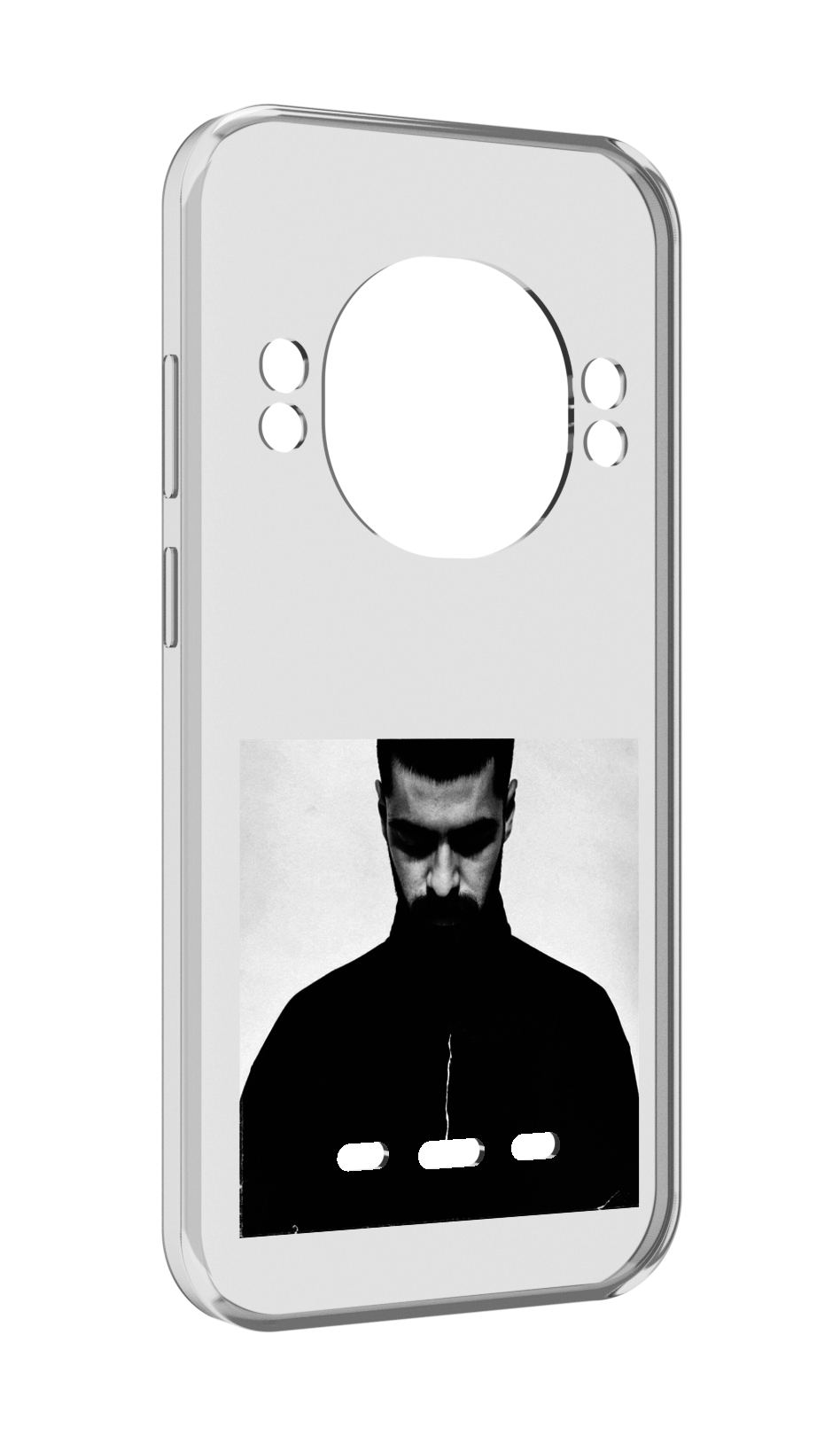 

Чехол MyPads Buster Keaton Miyagi мужской для UleFone Power Armor 16 Pro, Прозрачный, Tocco