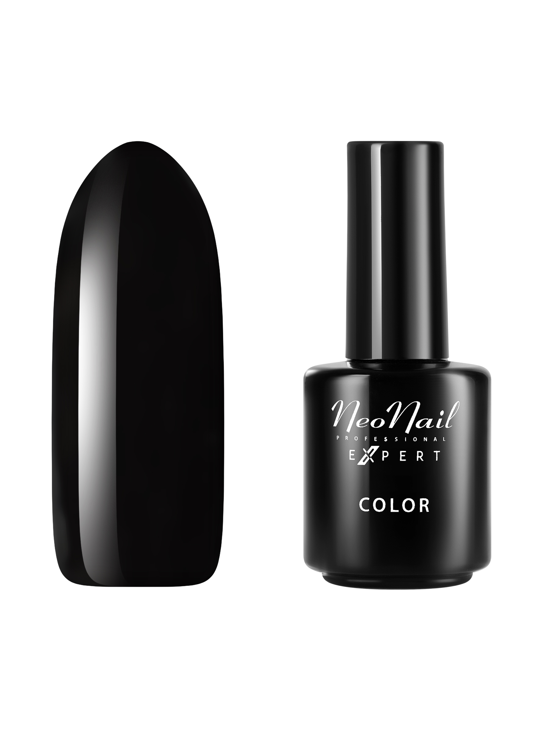 Гель-лак для ногтей NeoNail плотный самовыравнивающийся темный насыщенный черный 15 мл для одежды плотный доляна 60×90×30 см peva белый