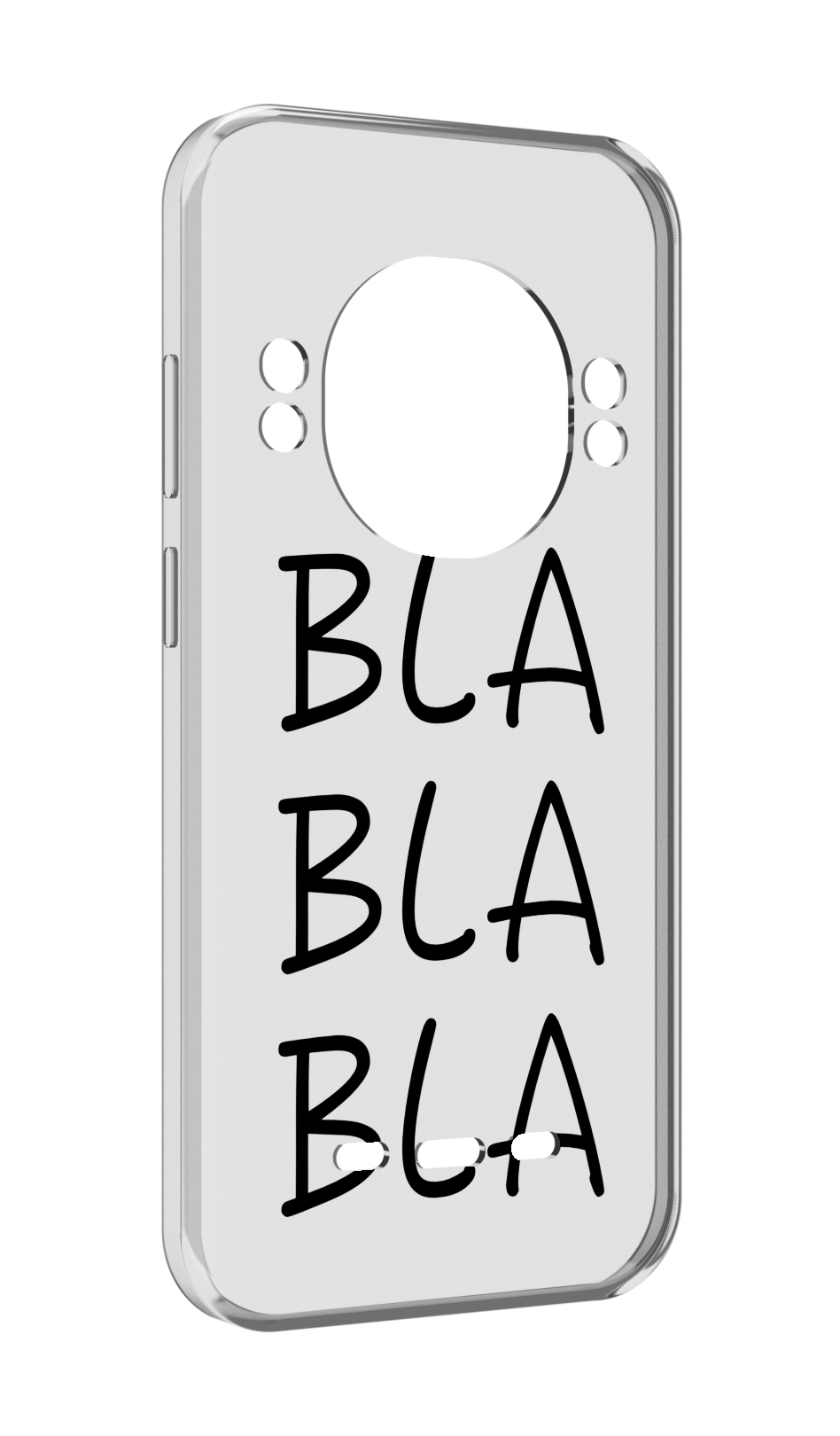 

Чехол MyPads Bla-Bla для UleFone Power Armor 16 Pro, Прозрачный, Tocco