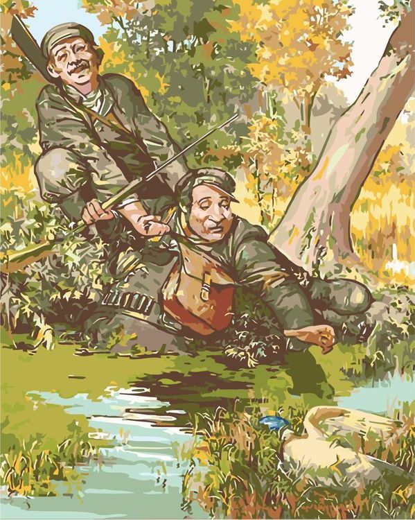 

Картина по номерам Живопись по Номерам Весёлая охота, 40x50, Весёлая охота