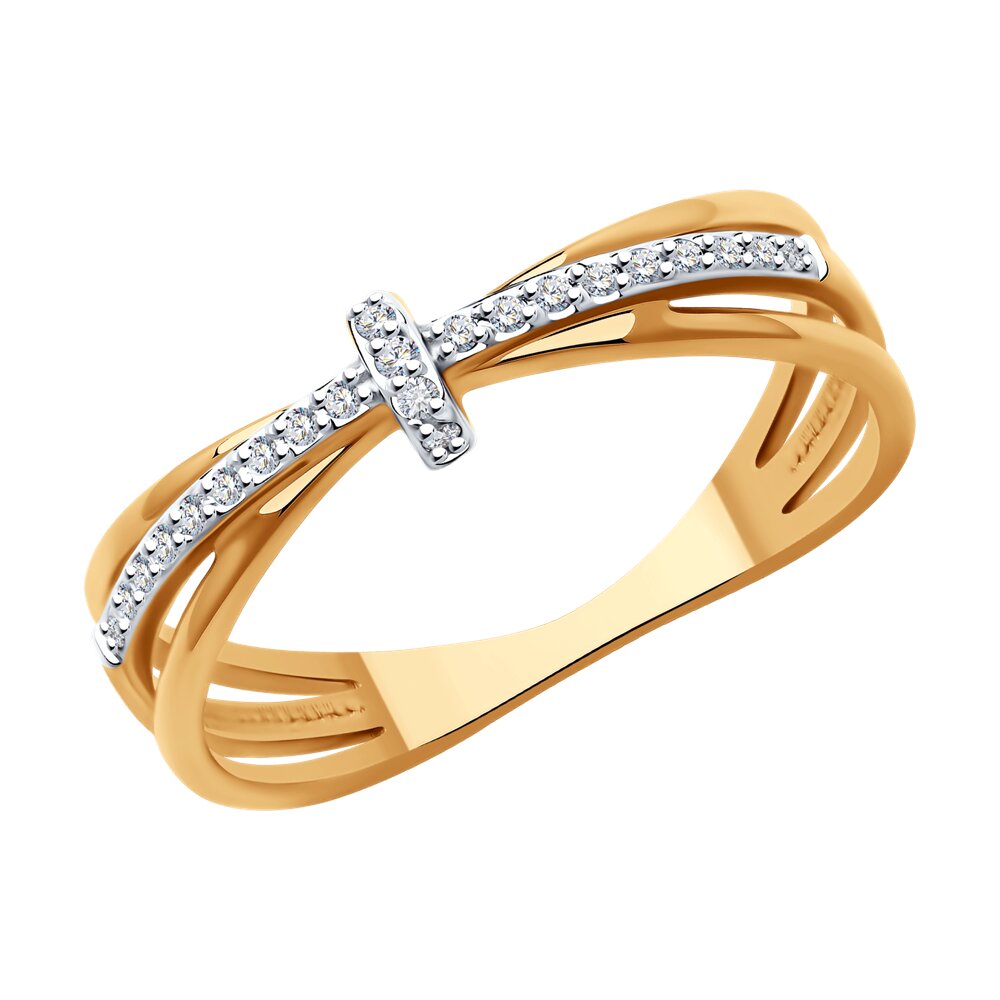 

Кольцо из золота р. 16,5 SOKOLOV Diamonds 1012575, бриллиант, 1012575