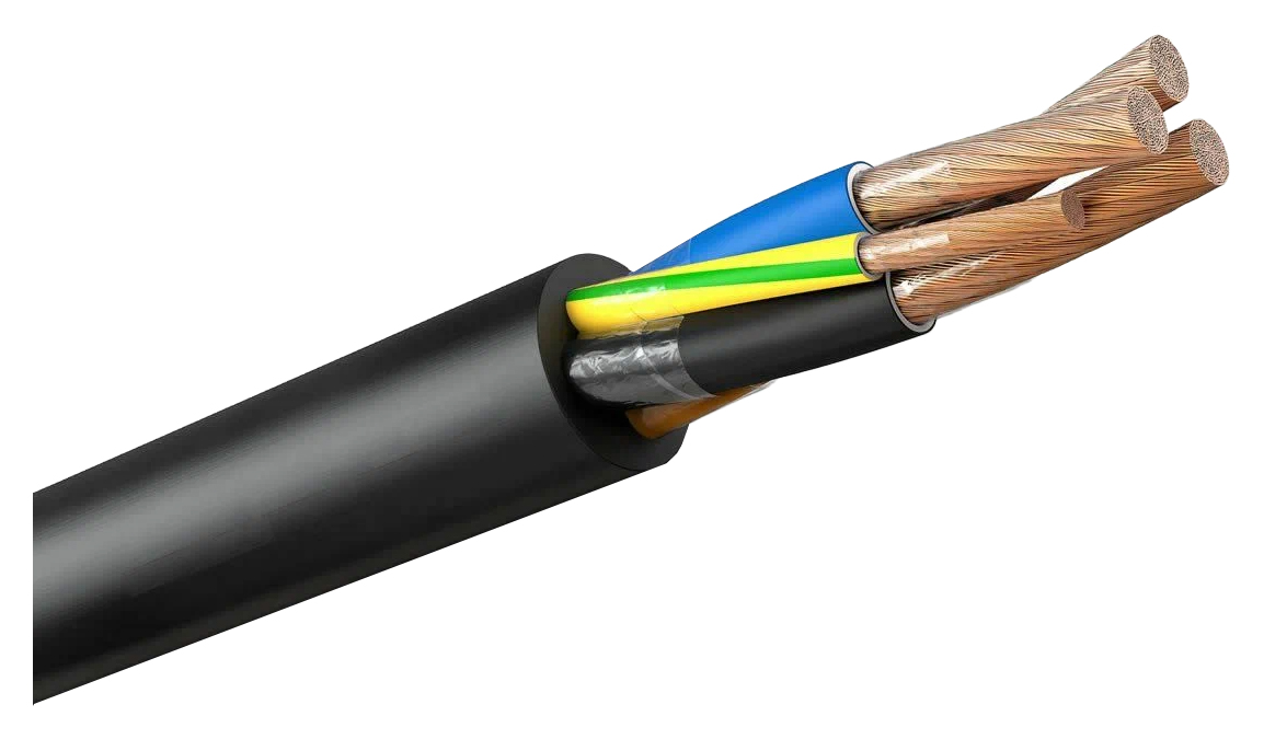 

Кабель КГтп-ХЛ 3х4+1х2.5 (PE) 380/660-3 (м) ЭЛЕКТРОКАБЕЛЬ НН 00-00023207, Черный