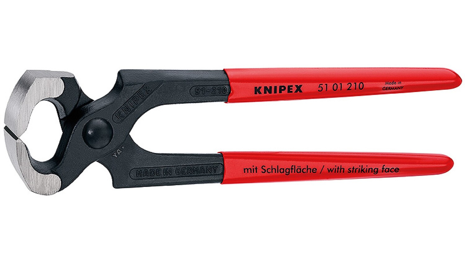 

Клещи-молоток Knipex торцевые плотницкие, 210 мм KN-5101210, KN-5101210