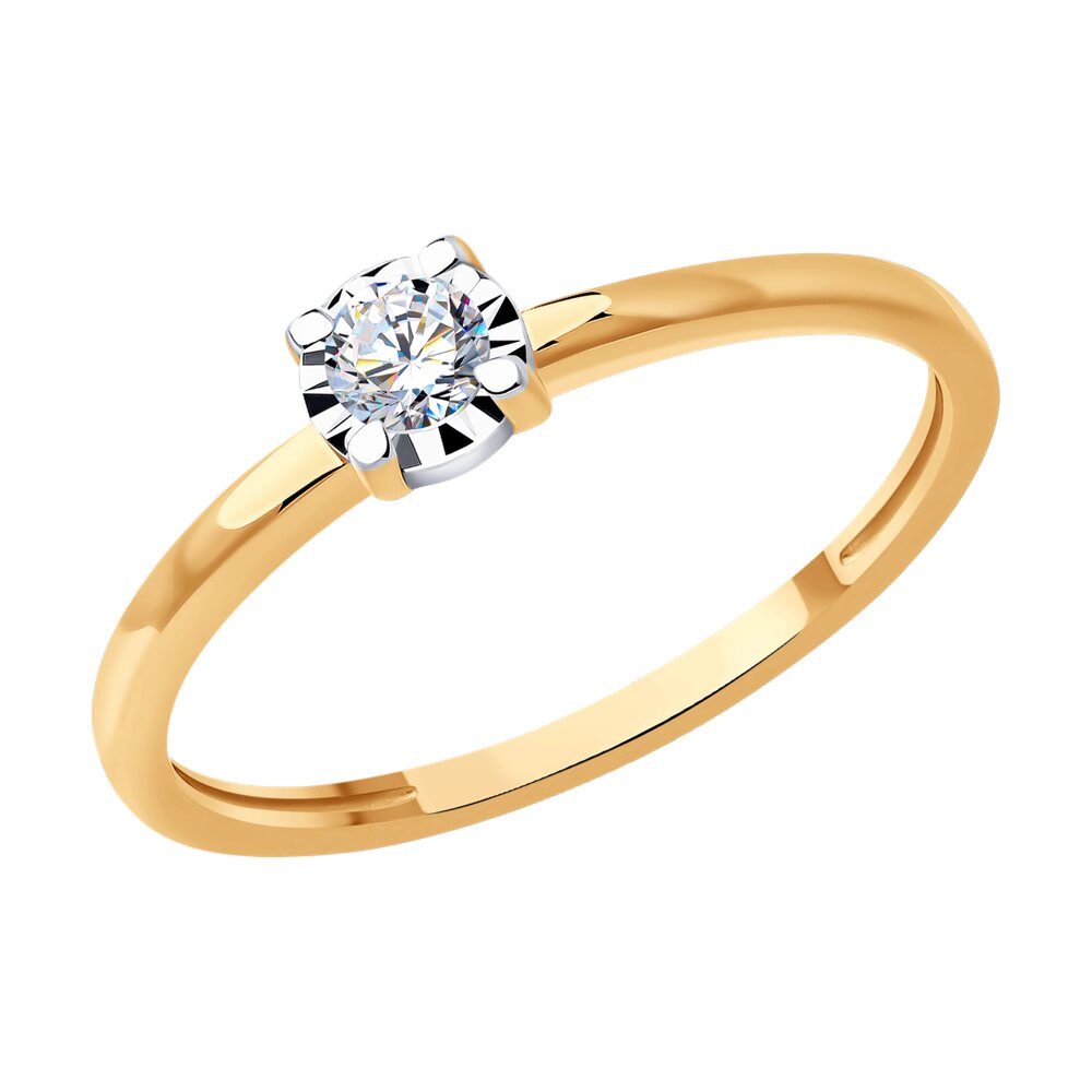 

Кольцо помолвочное из золота с бриллиантом р. , SOKOLOV Diamonds 1012560, 1012560