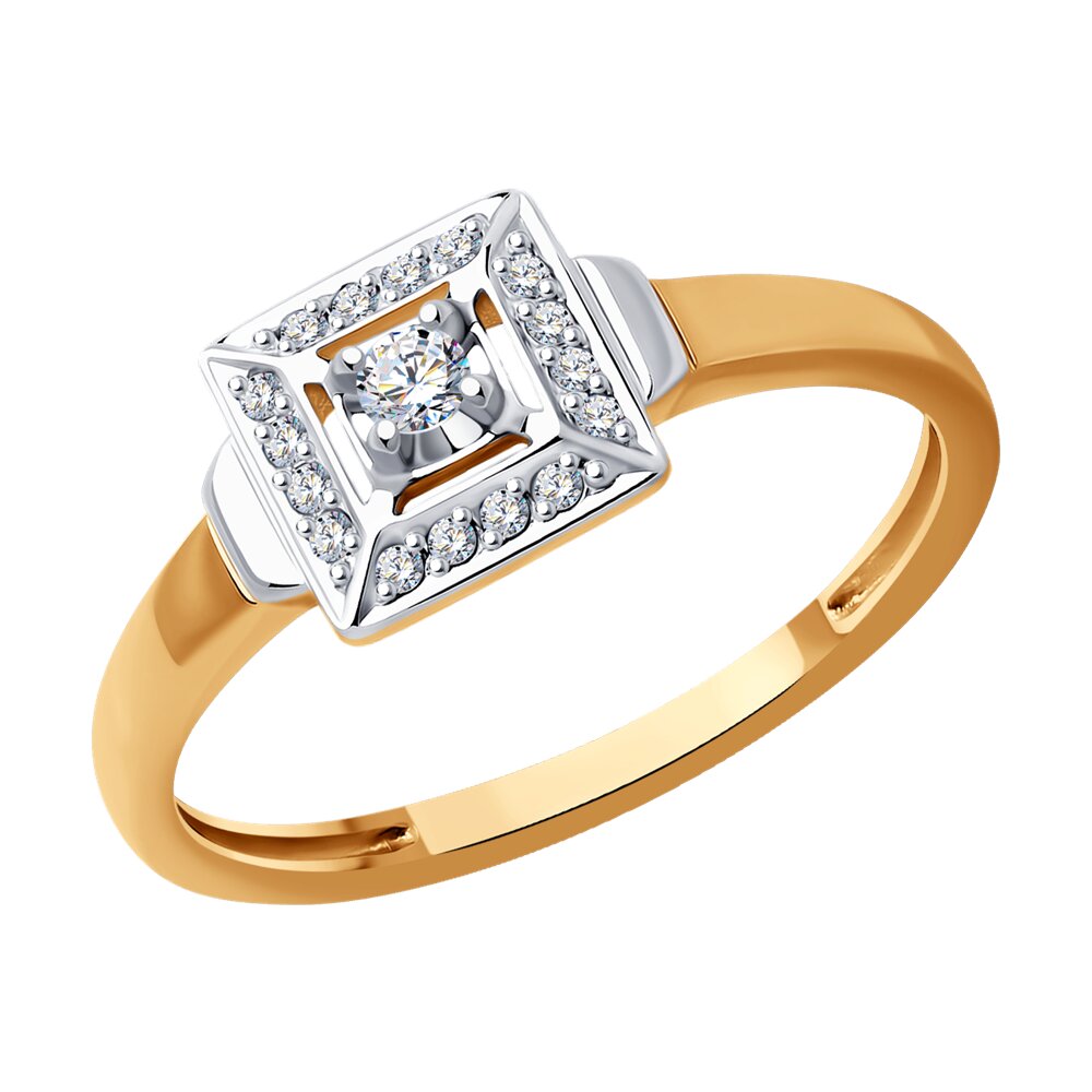 

Кольцо из золота р.  SOKOLOV Diamonds 1012551, бриллиант, 1012551