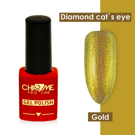 

Гель-лак Diamond Cat’s Eye, CHARME Pro Line, Gold