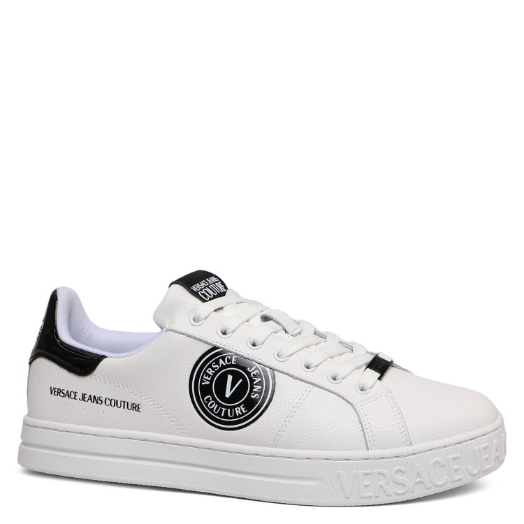

Кеды мужские Versace Jeans Couture 75YA3SK1 белые 40 EU, Белый, 75YA3SK1