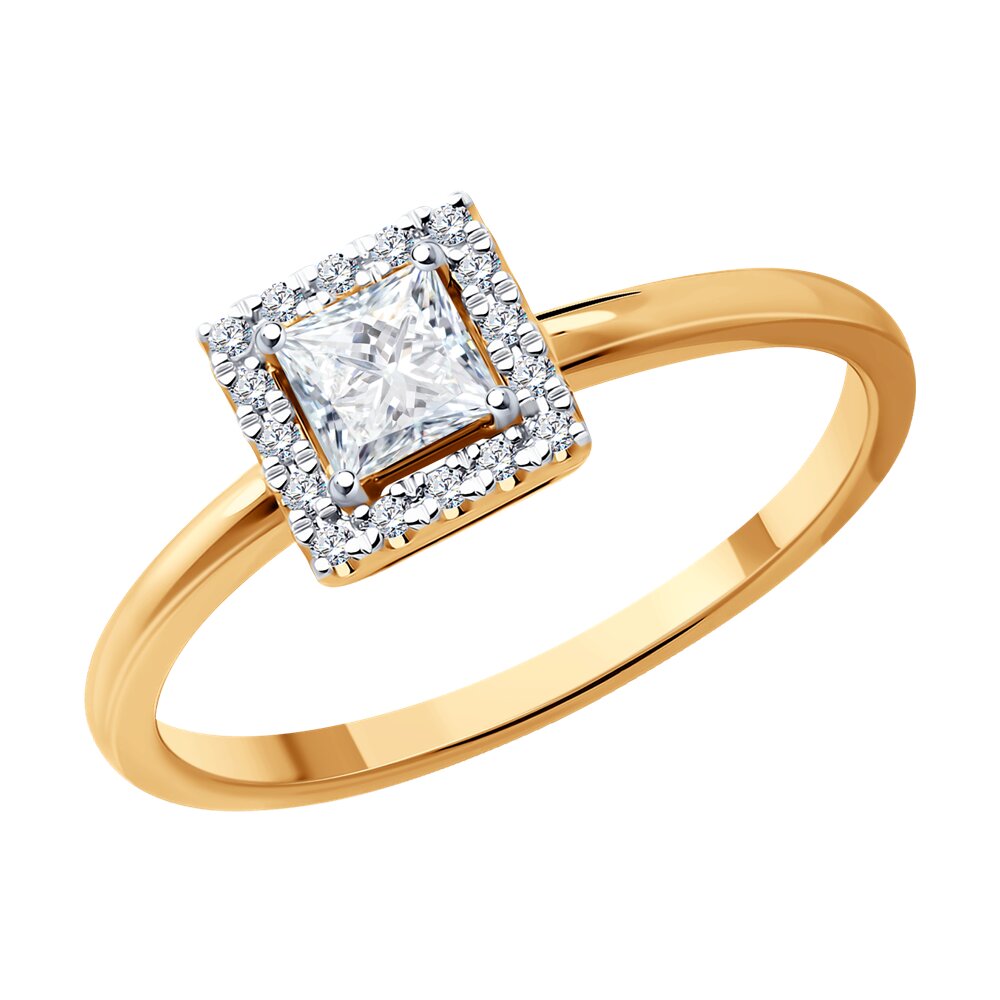 

Кольцо из золота р.  SOKOLOV Diamonds 1012516, бриллиант, 1012516