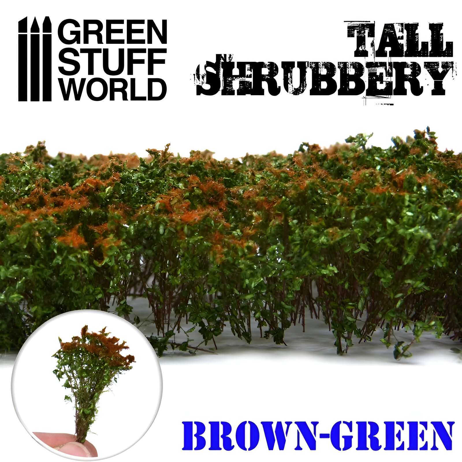 

Кустарники для моделирования Green Stuff World Tall Shrubbery Brown Green, Tall Shrubbery