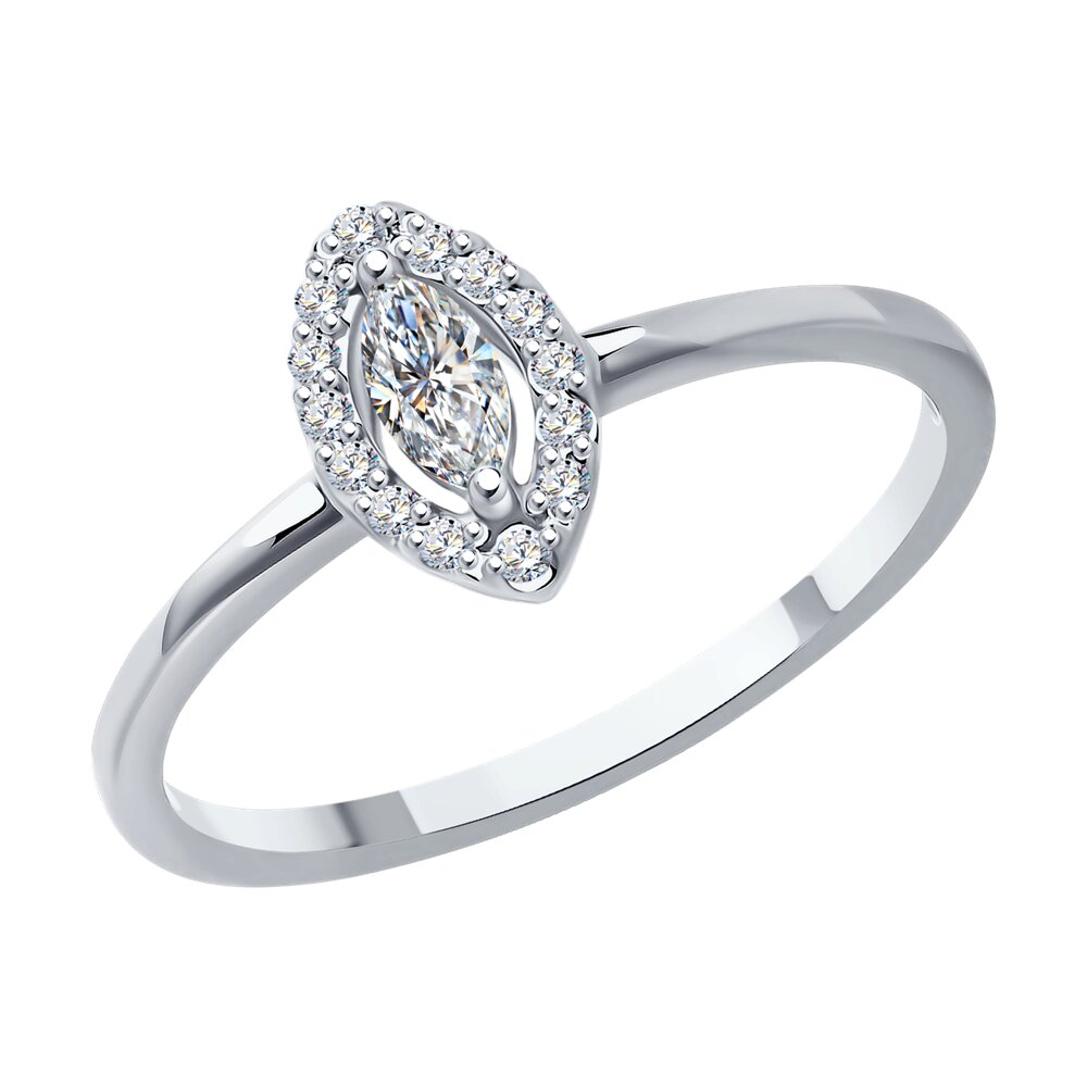 

Кольцо из белого золота с бриллиантом р.  SOKOLOV Diamonds 1012513-3, 1012513-3