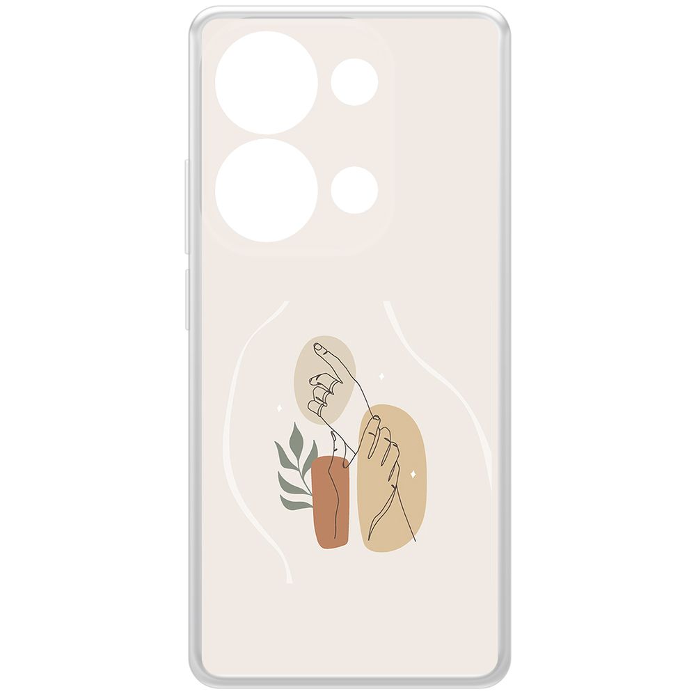 

Чехол-накладка Krutoff Clear Case Тонкость для Xiaomi Poco M6 Pro 4G, Прозрачный