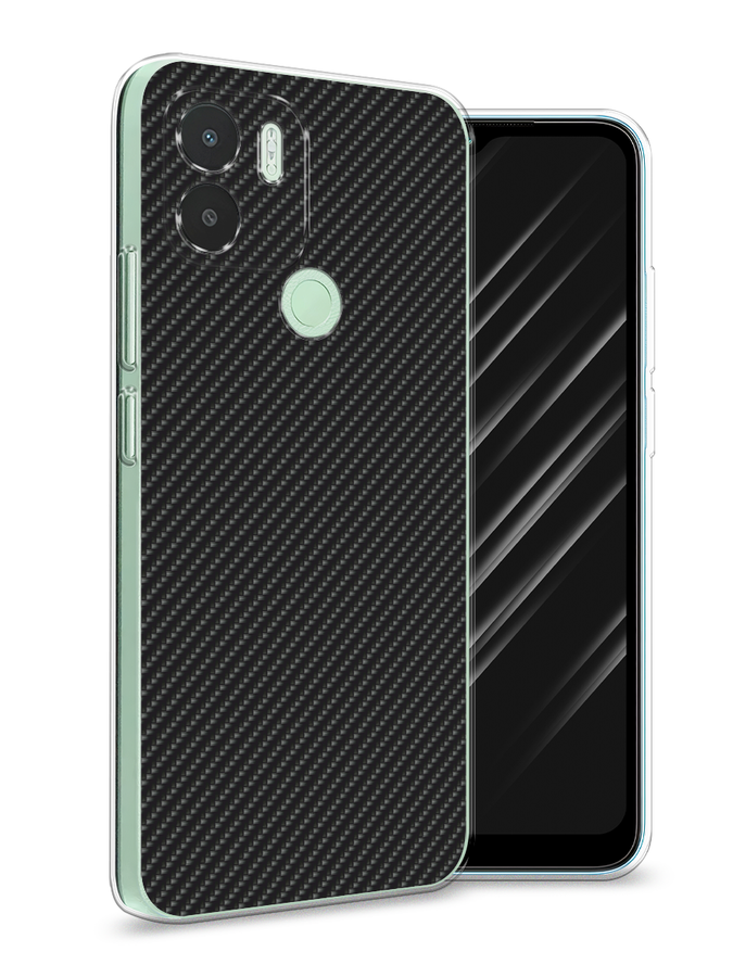 

Чехол Awog на Xiaomi Redmi A1+, Xiaomi Redmi A2+, Poco C51/C50 "Черный карбон", 319350-1