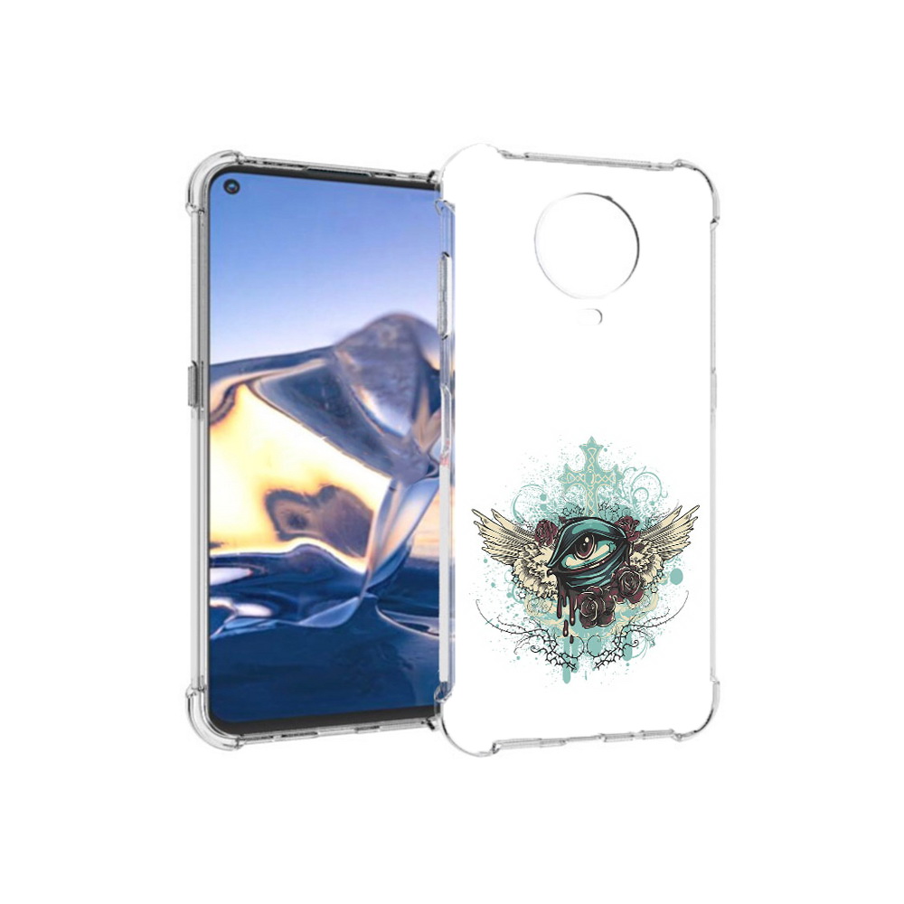 

Чехол MyPads Tocco для Nokia G10 плачущий глаз с крыльями (PT171673.98.544), Tocco