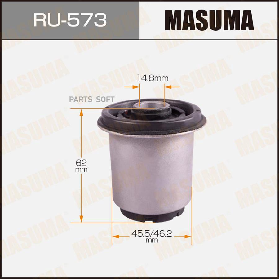 

Ru-573_сайлентблок верхний передний toyota land cruiser 120/prado grj/kdj120