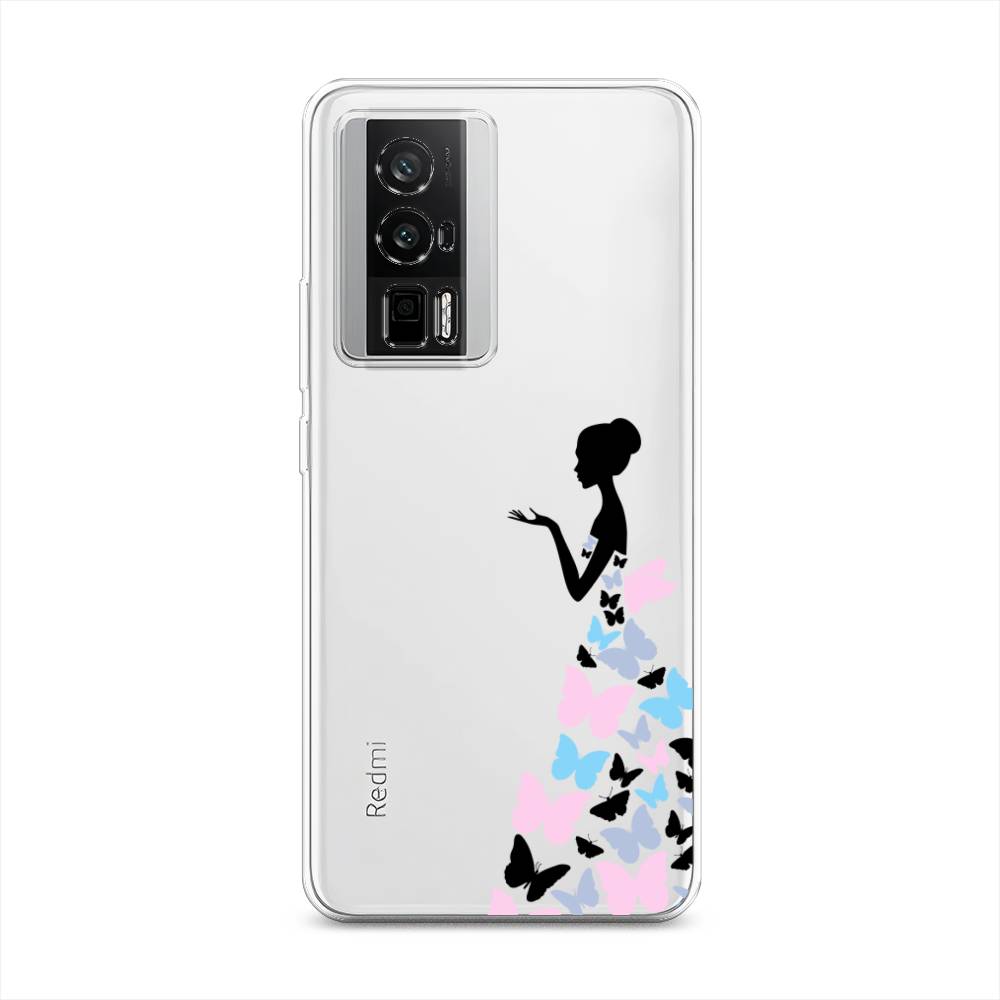 

Чехол Awog на Redmi K60 "Платье из бабочек", Белый;розовый, 317450-1