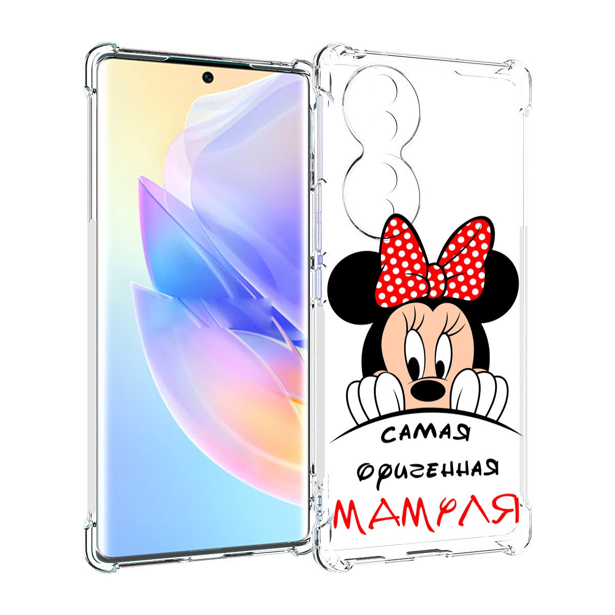 

Чехол MyPads Самая лучшая мамуля Мини Маус для Honor 70, Прозрачный, Tocco