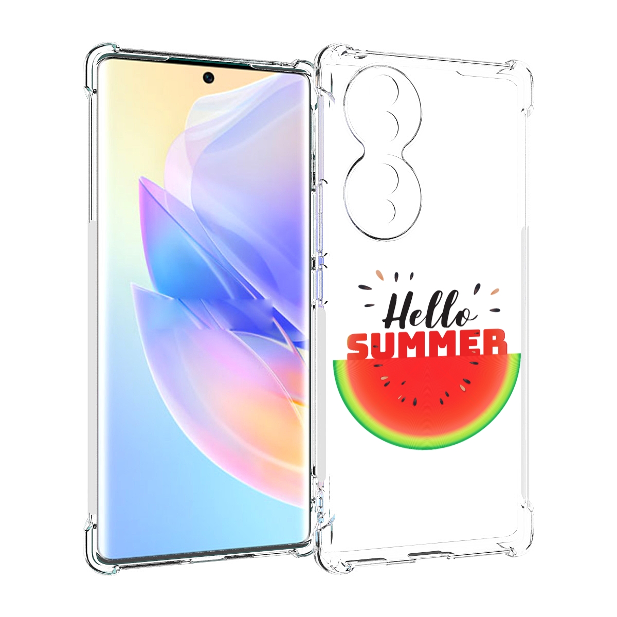 

Чехол MyPads Привет-лето для Honor 70, Прозрачный, Tocco