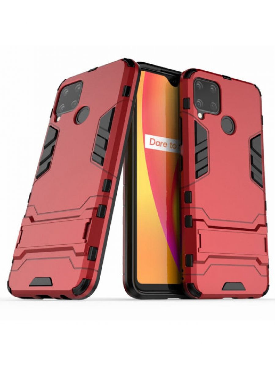 

Чехол Iron для смартфона Realme C15 красный