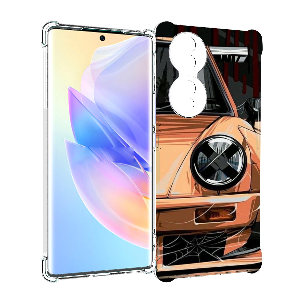 

Чехол MyPads Порш мужской для Honor 70, Прозрачный, Tocco