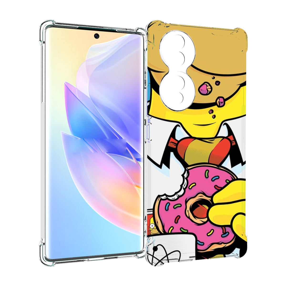 

Чехол MyPads Пончик для Honor 70, Прозрачный, Tocco