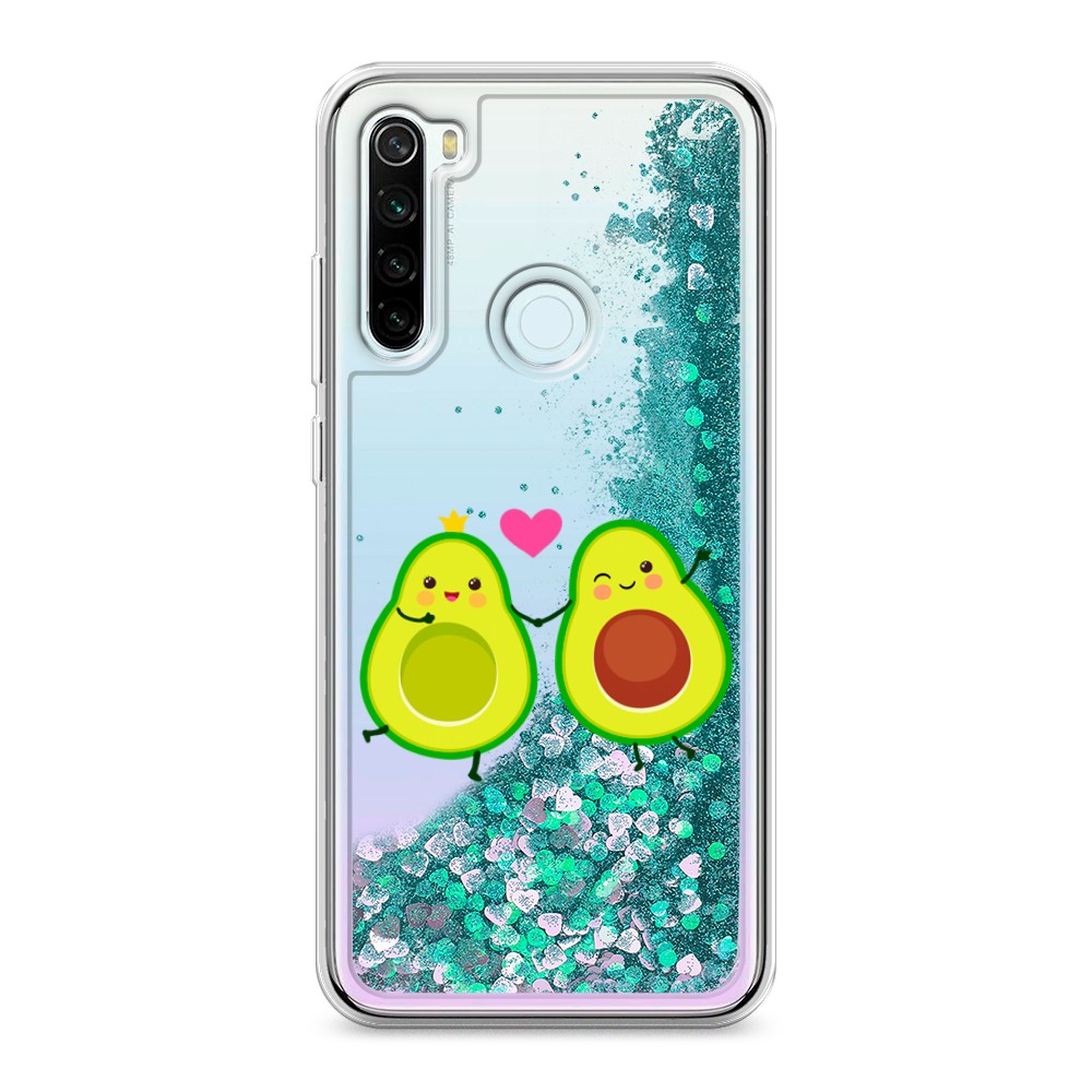 

Жидкий чехол с блестками "Авокадо любят" на Xiaomi Redmi Note 8T