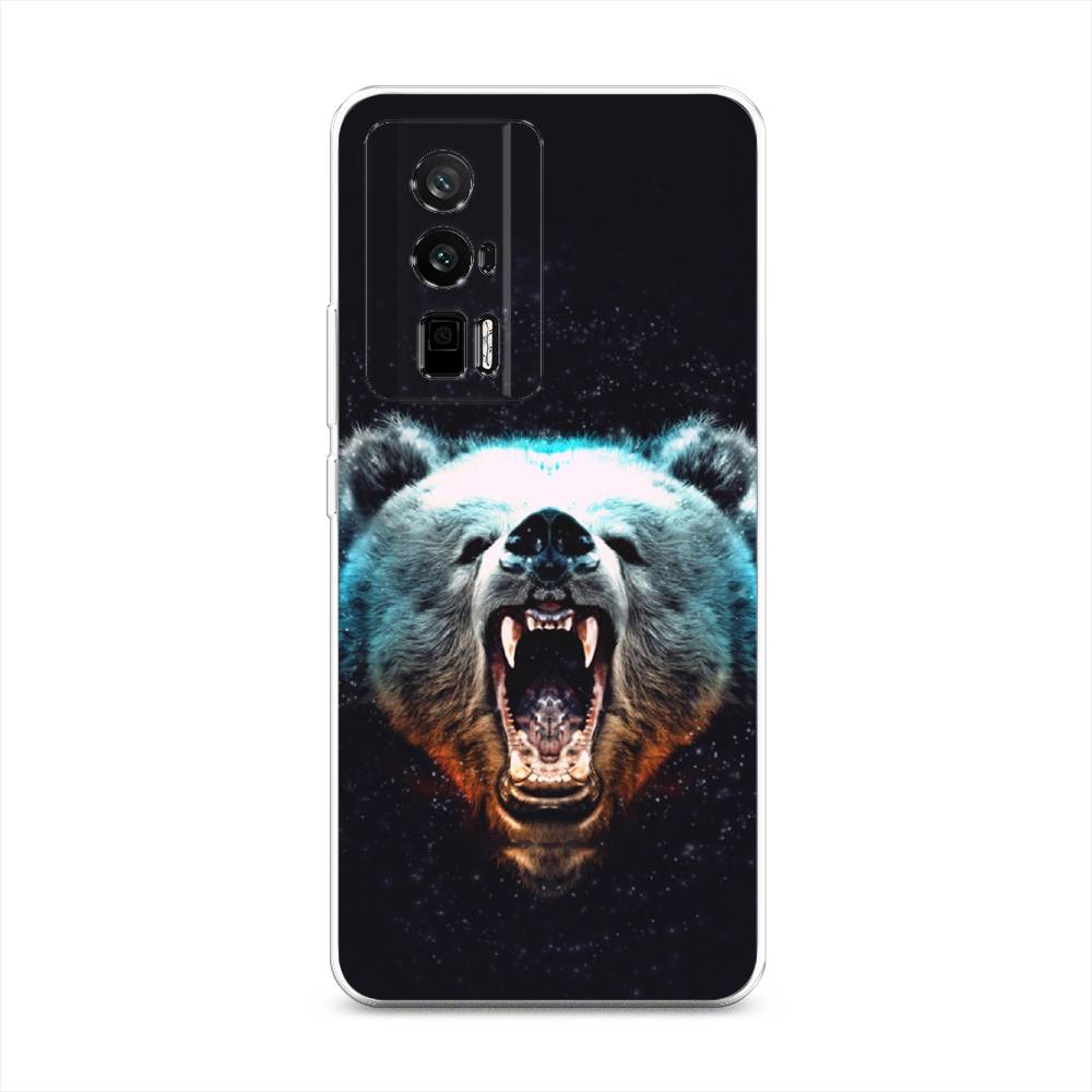 

Чехол Awog на Redmi K60 "Медведь", Коричневый;голубой;черный, 317450-2
