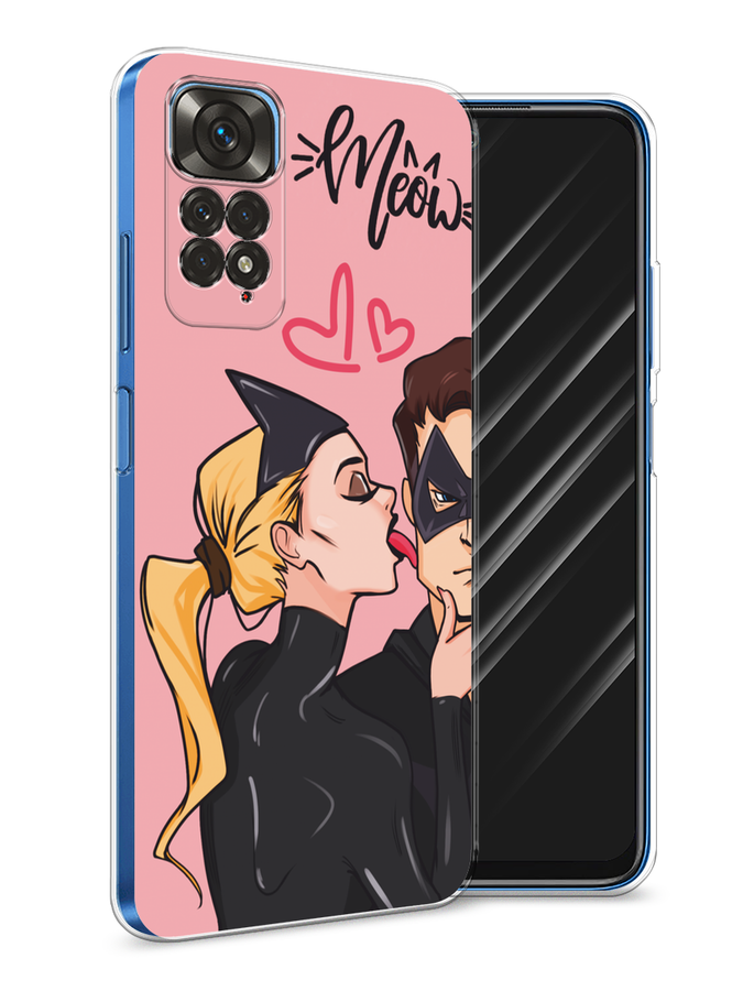 

Чехол Awog на Xiaomi Redmi Note 11 4G Global, Xiaomi Redmi Note 11S "Kiss of Cat Woman", Розовый;черный;бежевый, 313850-1