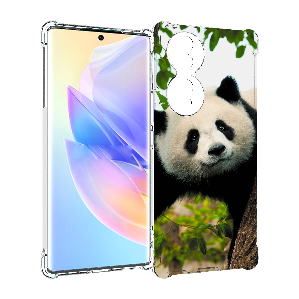 

Чехол MyPads Панда-на-дереве для Honor 70, Прозрачный, Tocco
