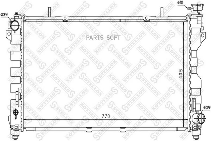 

STELLOX Радиатор охлаждения STELLOX 1025475sx