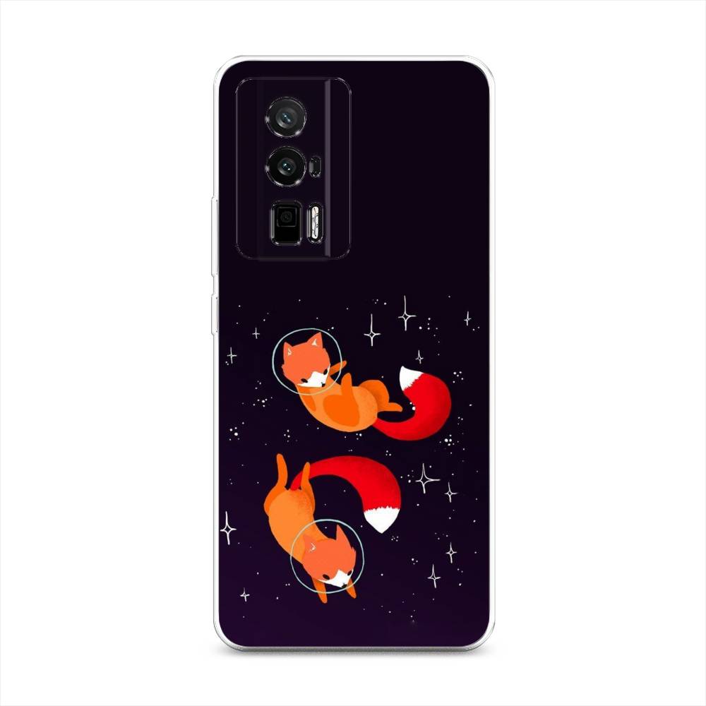 

Чехол Awog на Redmi K60 "Лисы космонавты", Оранжевый, 317450-4