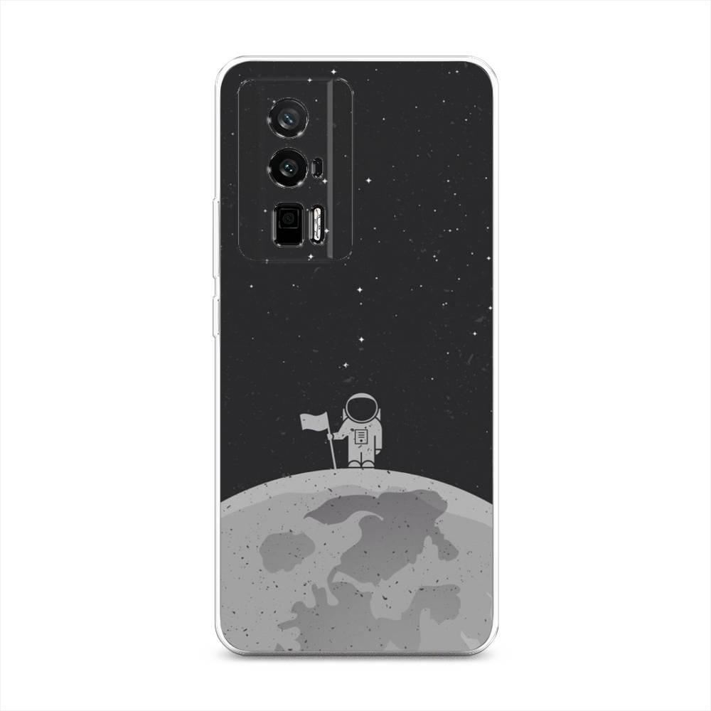 

Чехол Awog на Redmi K60 "Первый на Луне", Черный, 317450-4