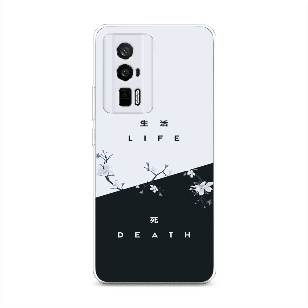 

Чехол Awog на Redmi K60 "Life and death", Черный;серый, 317450-7