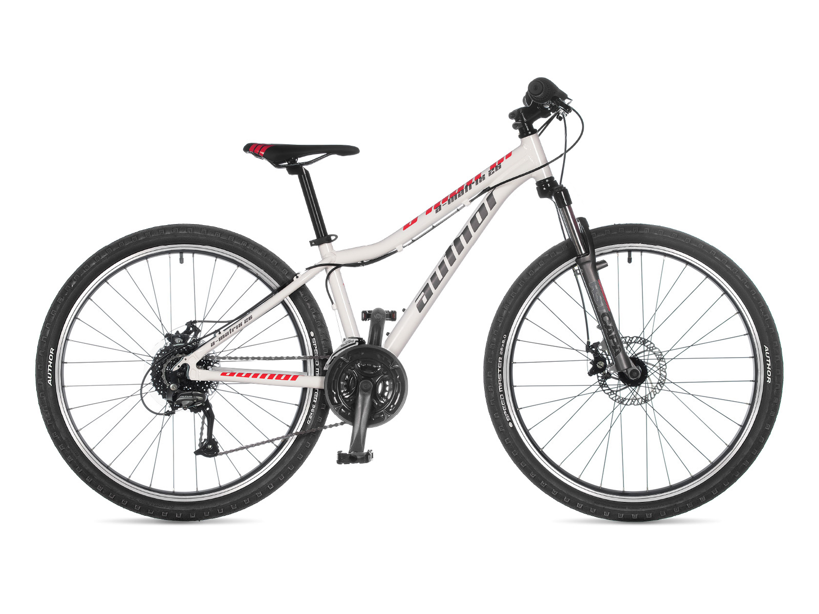 

Велосипед A-Matrix 26 D II (21) белый/серебро, A-Matrix D 26