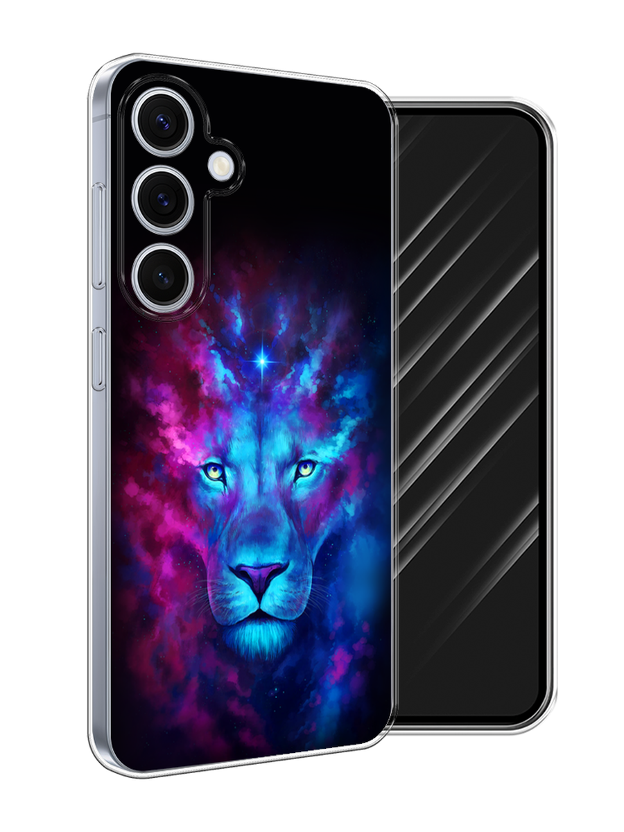 

Чехол Awog на Samsung Galaxy S24 FE 5G "Космический лев", Голубой, 2109950-1