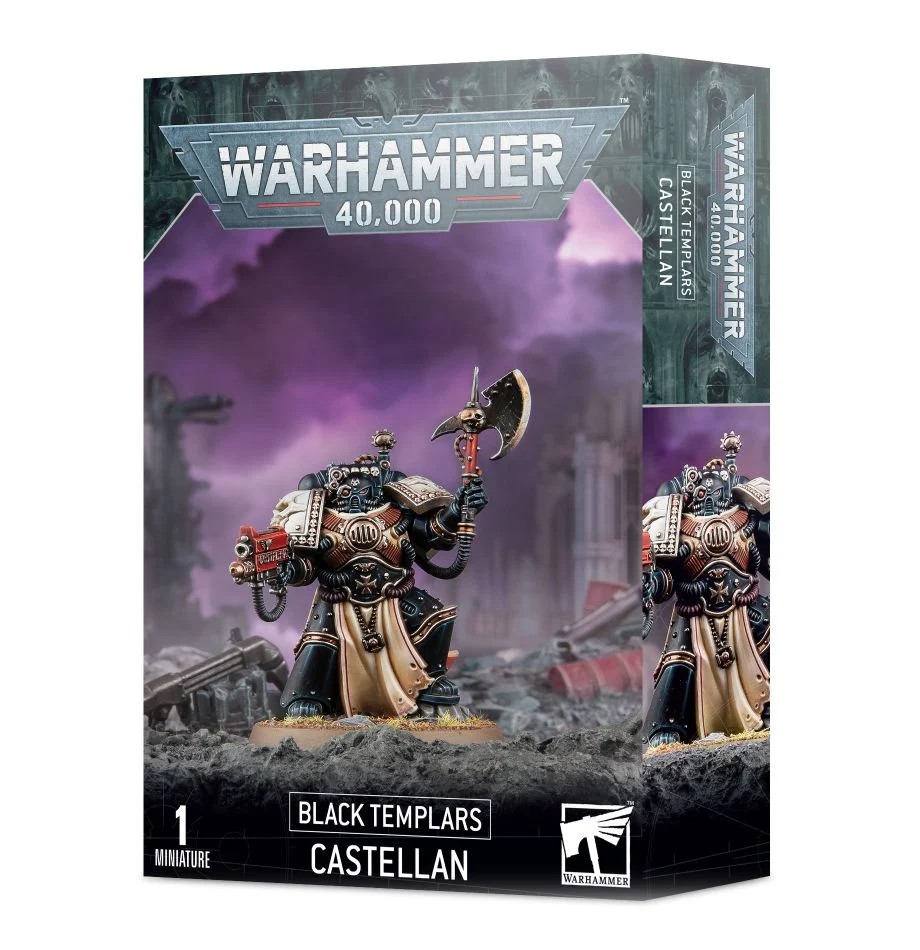 Миниатюра для игры Games Workshop Warhammer 40000 Black Templars Castellan 55-47