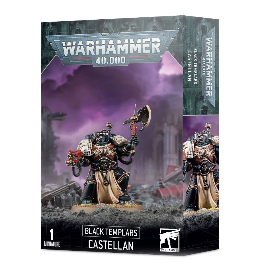 Миниатюра для игры Games Workshop Warhammer 40000 Black Templars Castellan 55-47 миниатюра для игры games workshop warhammer 40000 death guard miasmic malignifier 43 78