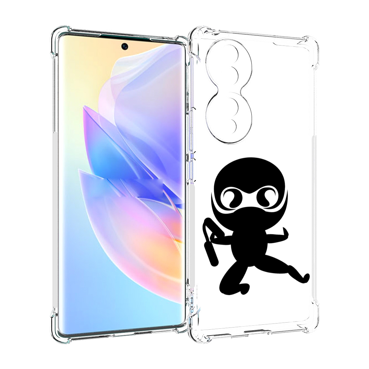 

Чехол MyPads Ниндзя для Honor 70, Прозрачный, Tocco