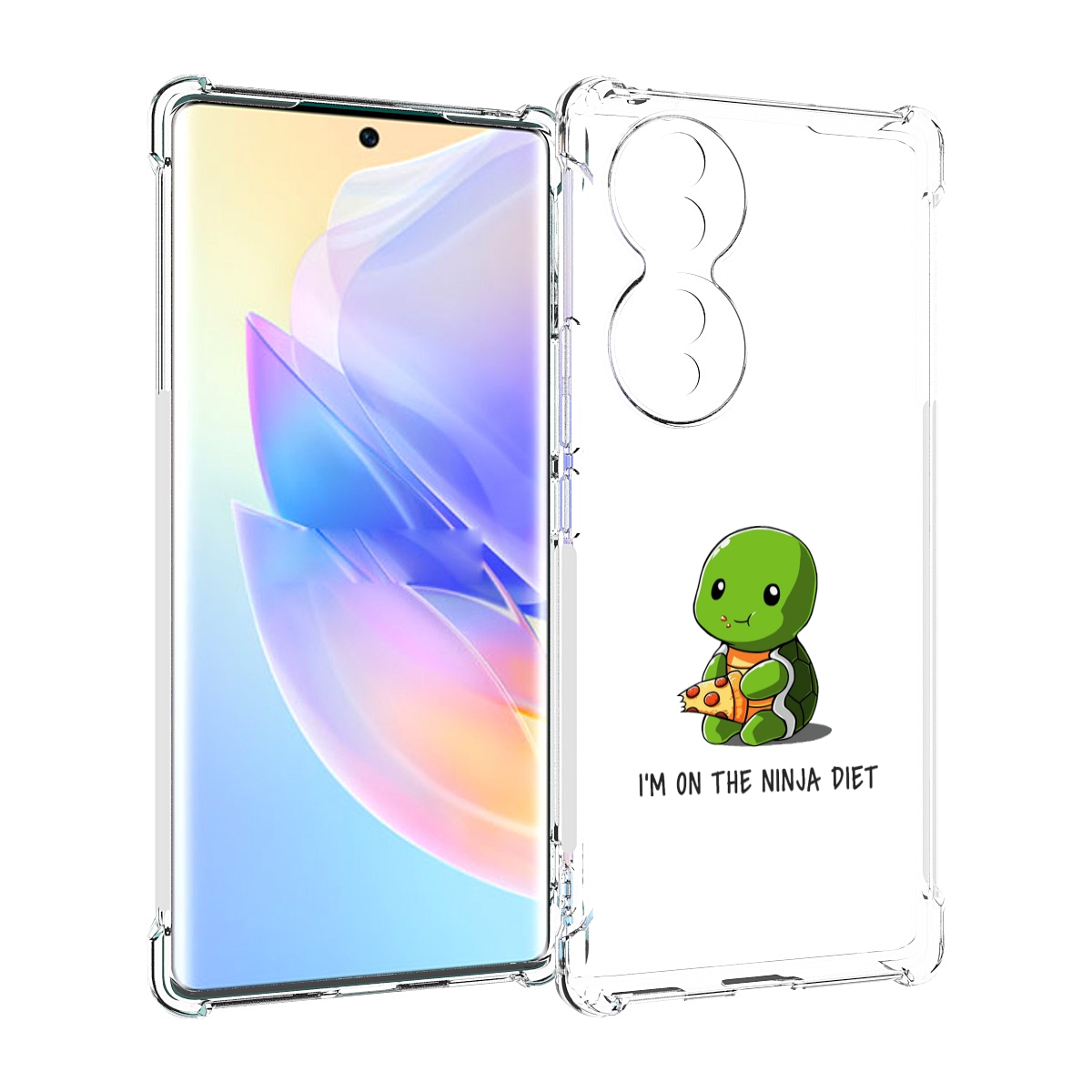 

Чехол MyPads Ниндзя-диета для Honor 70, Прозрачный, Tocco