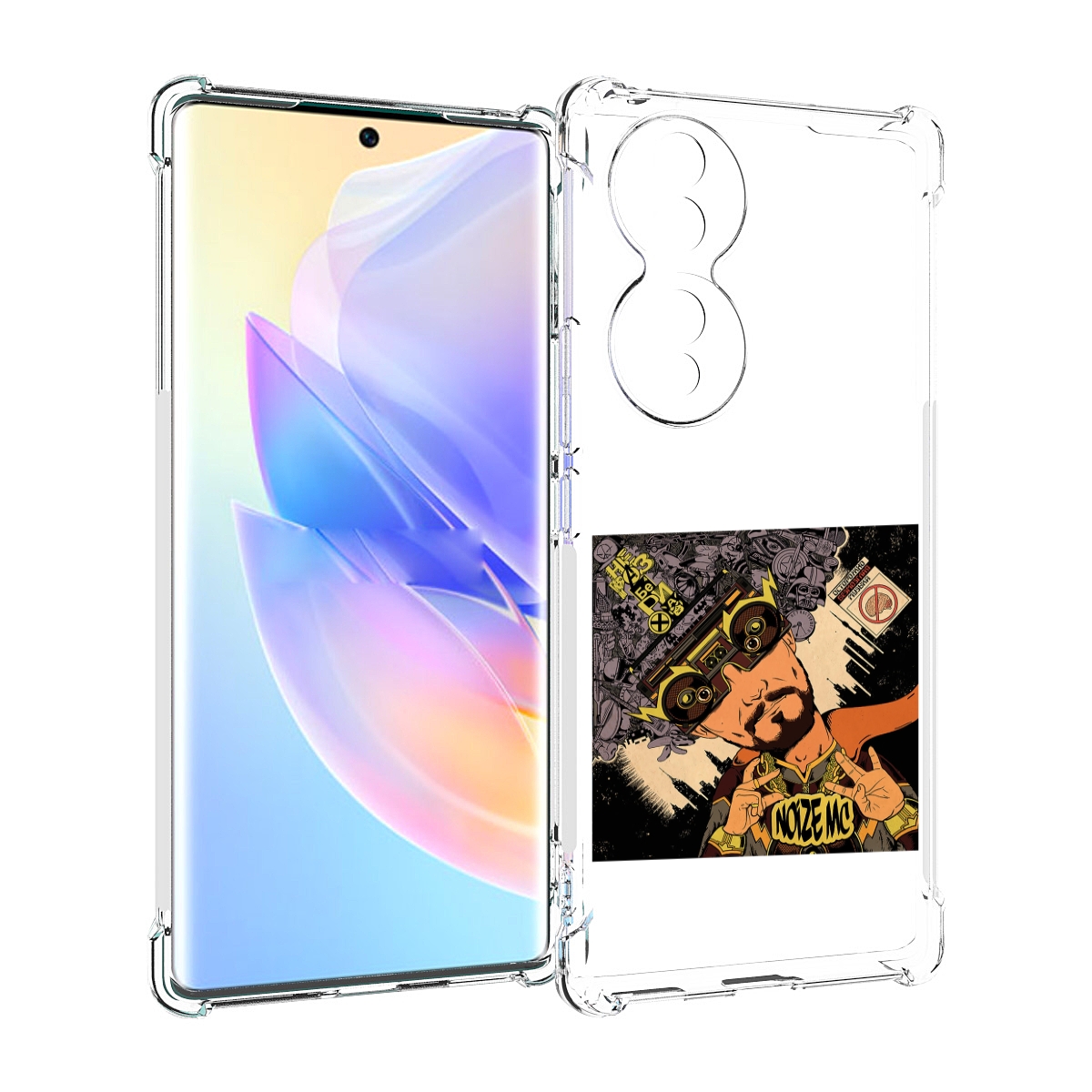 

Чехол MyPads Неразбериха Noize MC для Honor 70, Прозрачный, Tocco