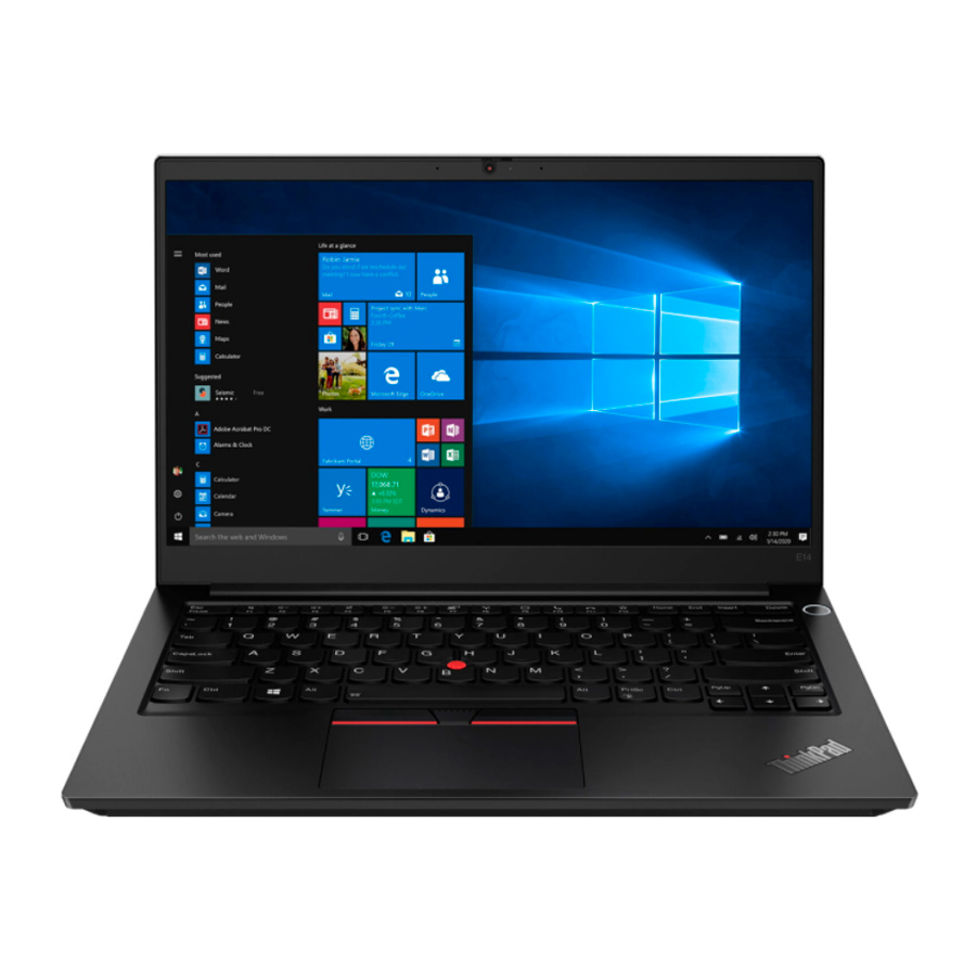 фото Ноутбук lenovo thinkpad e14 gen 2-itu black (20ta000brt)