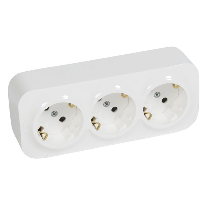 

Розетка Legrand Quteo 782238.5, 5шт, Белый