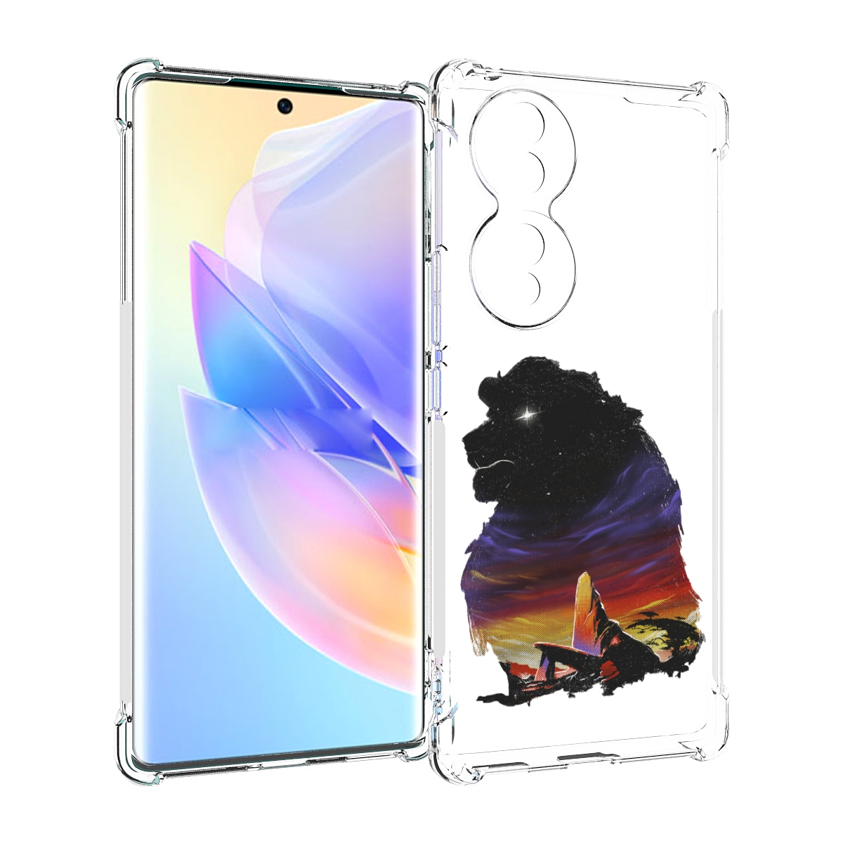 

Чехол MyPads Муфаса для Honor 70, Прозрачный, Tocco