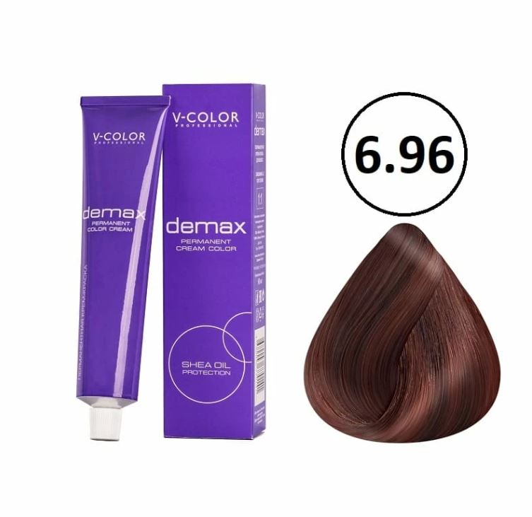 Перманентная крем-краска для волос №6.96 тёмно-русый, 60 мл