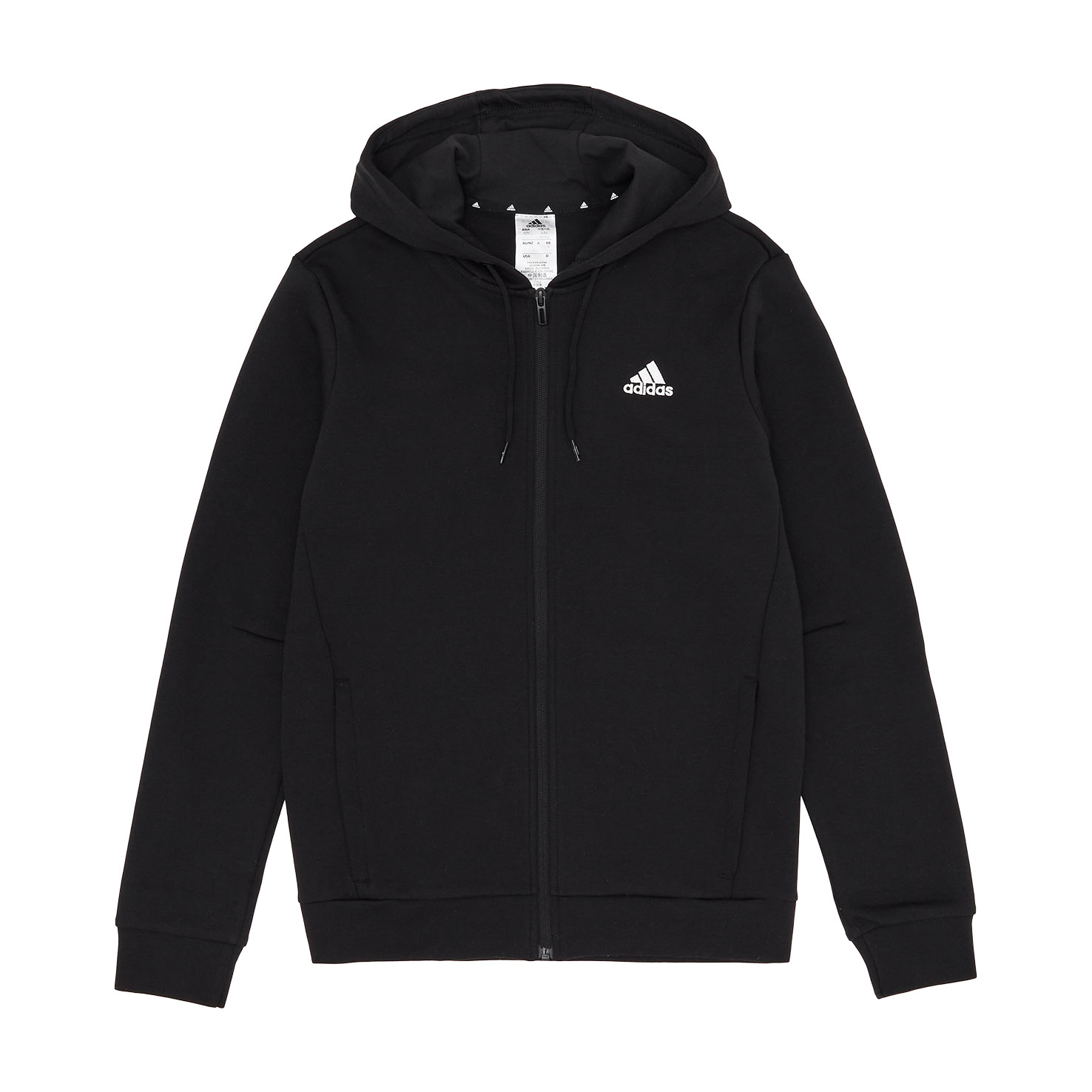 

Толстовка мужская Adidas M Sl Dk Fz Hd HB5081 черная 52 RU, Черный, M Sl Dk Fz Hd