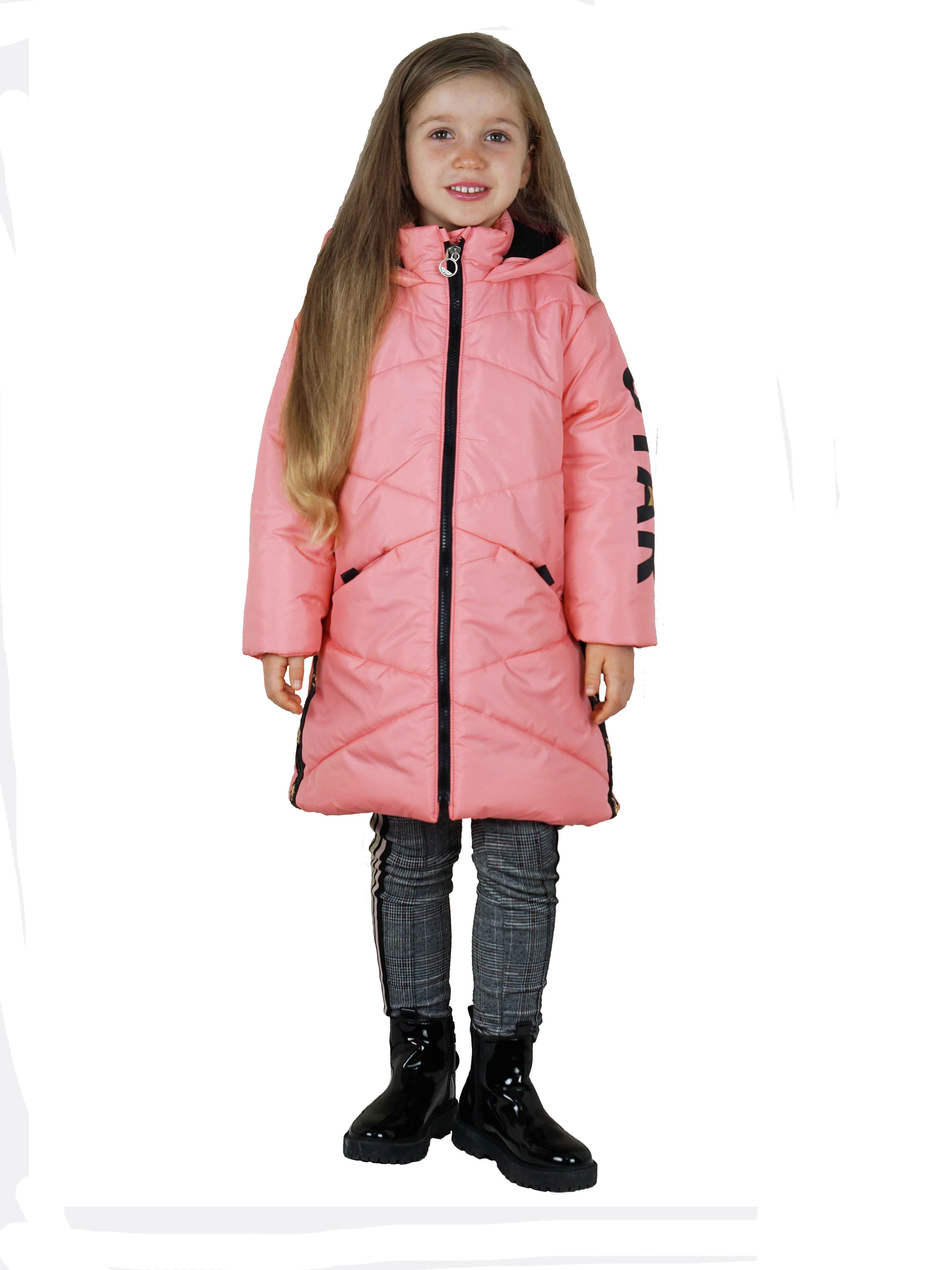 Куртка детская MDM MIDIMOD GOLD 20838, розовый, 152
