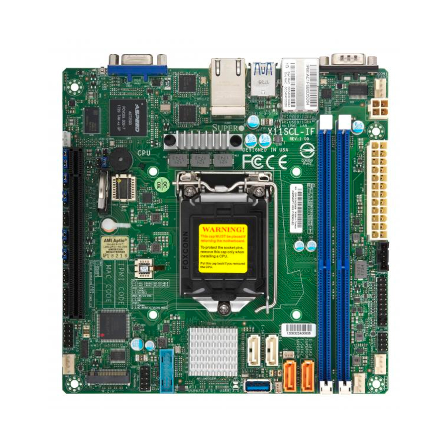 фото Материнская плата supermicro mbd-x11scl-if-o