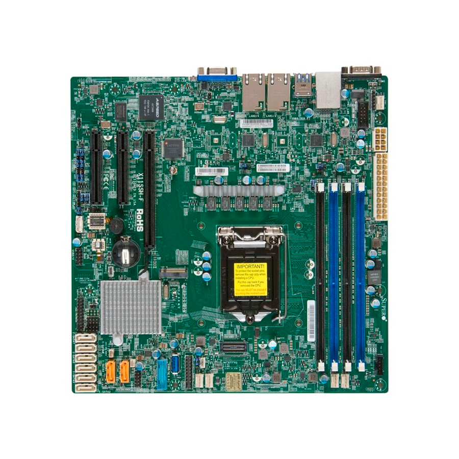 фото Материнская плата supermicro mbd-x11ssh-f-b